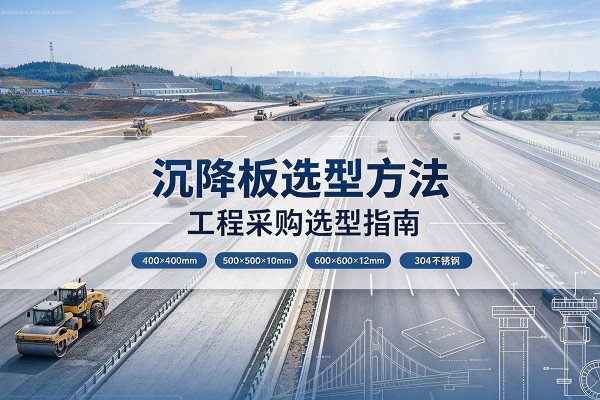 新绛沉降板选择方法