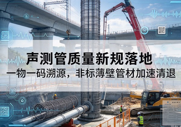 新绛声测管质量新规落地，一物一码溯源，非标薄壁管材加速清退