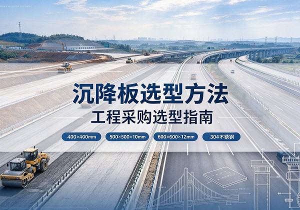 新绛沉降板选择方法